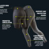 Relaxsan compression sport sportretuusid must unisex - Image 2