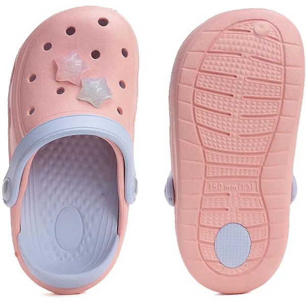 D.D Step clogs roosa täheke J091-51713C - Image 3