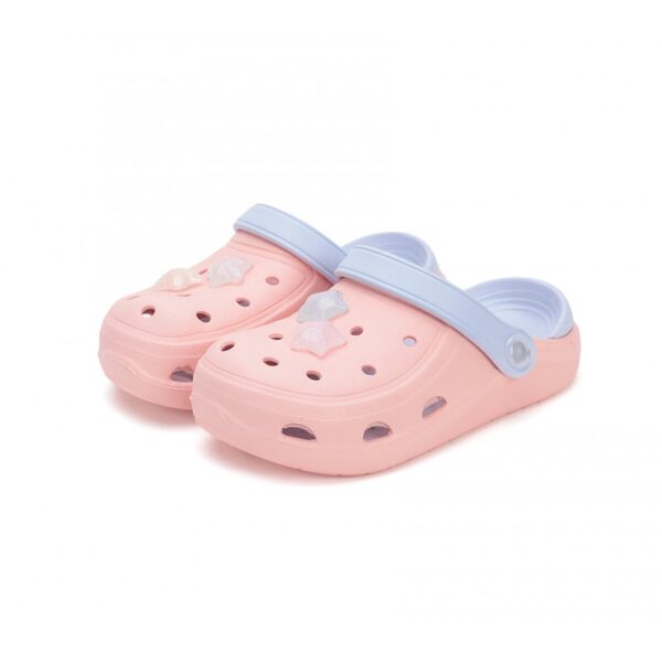 D.D Step clogs roosa täheke J091-51713C