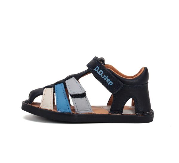 D.D Step barefoot nahast sandaalid 076-51736 royal blue - Image 2