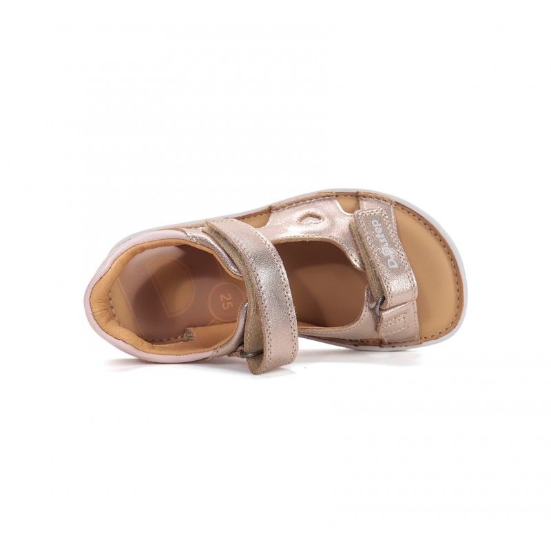 D.D Step barefoot nahast sandaalid G076-61262B kuldne - Image 4