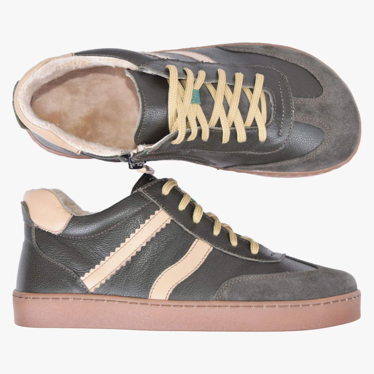 Kampol 600/OL naiste khaki barefoot talvesaapad