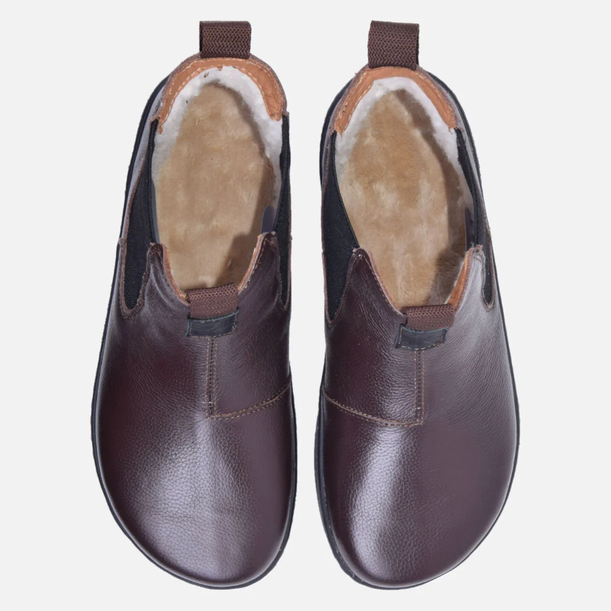 Kampol 601/BR naturaalsest nahast barefoot saapa detail